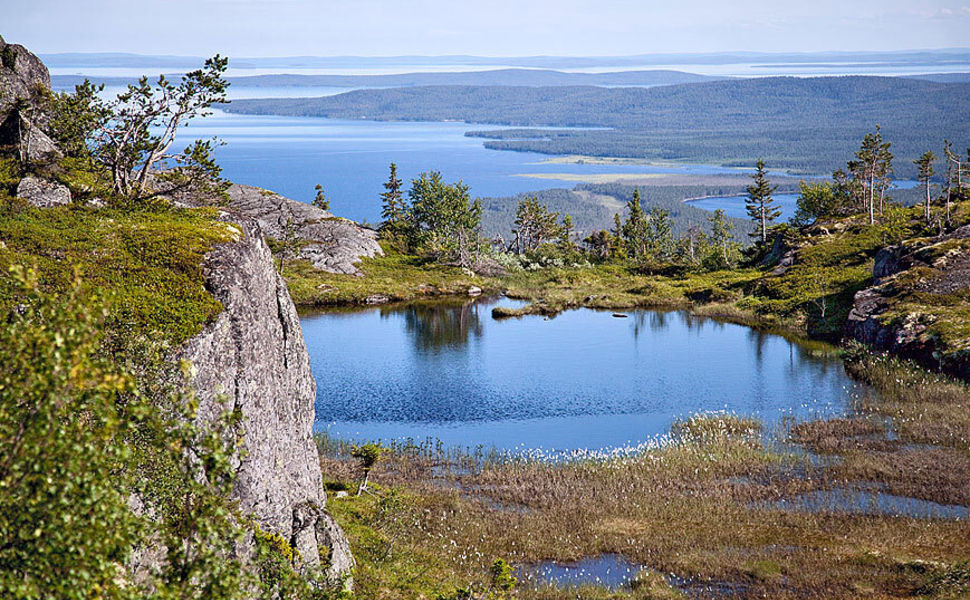 Водопад Кивакка Карелия