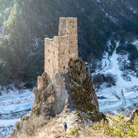 Зимняя красота гор и сила традиций Кавказа