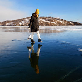 Путешествие по льду Байкала с востока на запад