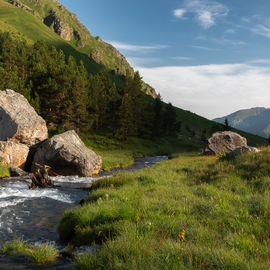 Каникулы на Домбае. Пеший тур