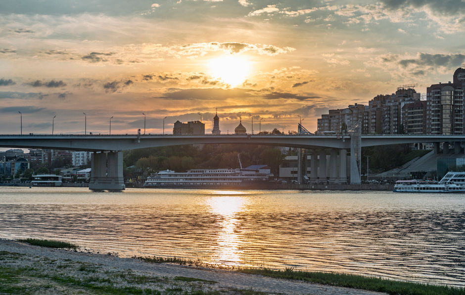 Закат в Ростове-на-Дону