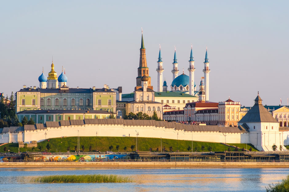 Вид на Казанский Кремль