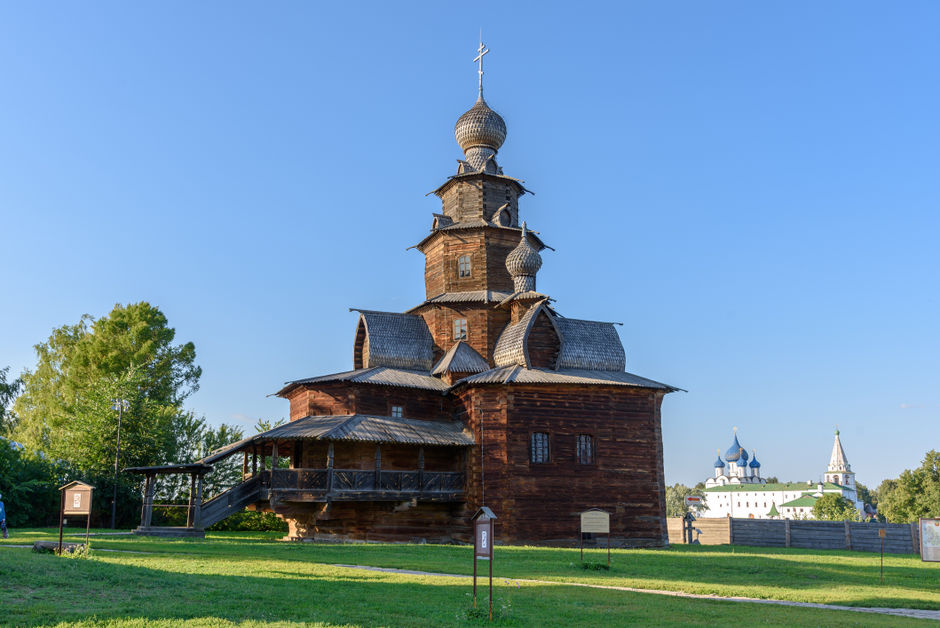 Деревянная церковь в Суздале