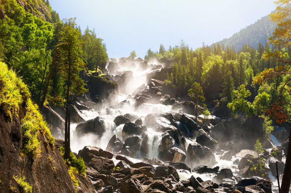 Водопад Учар